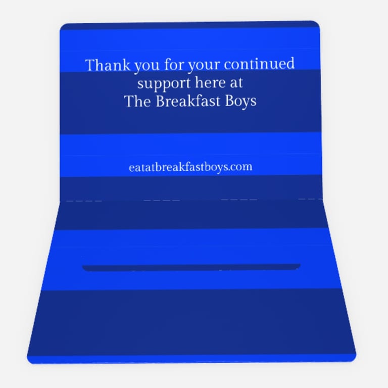 Dine-In with Toast Gift Cards