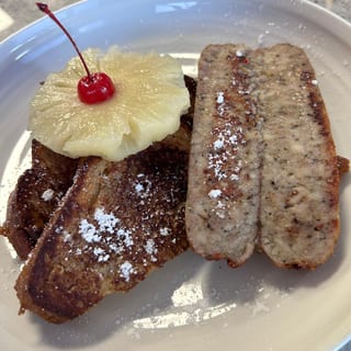 Kids French Toast & Chicken Sausage