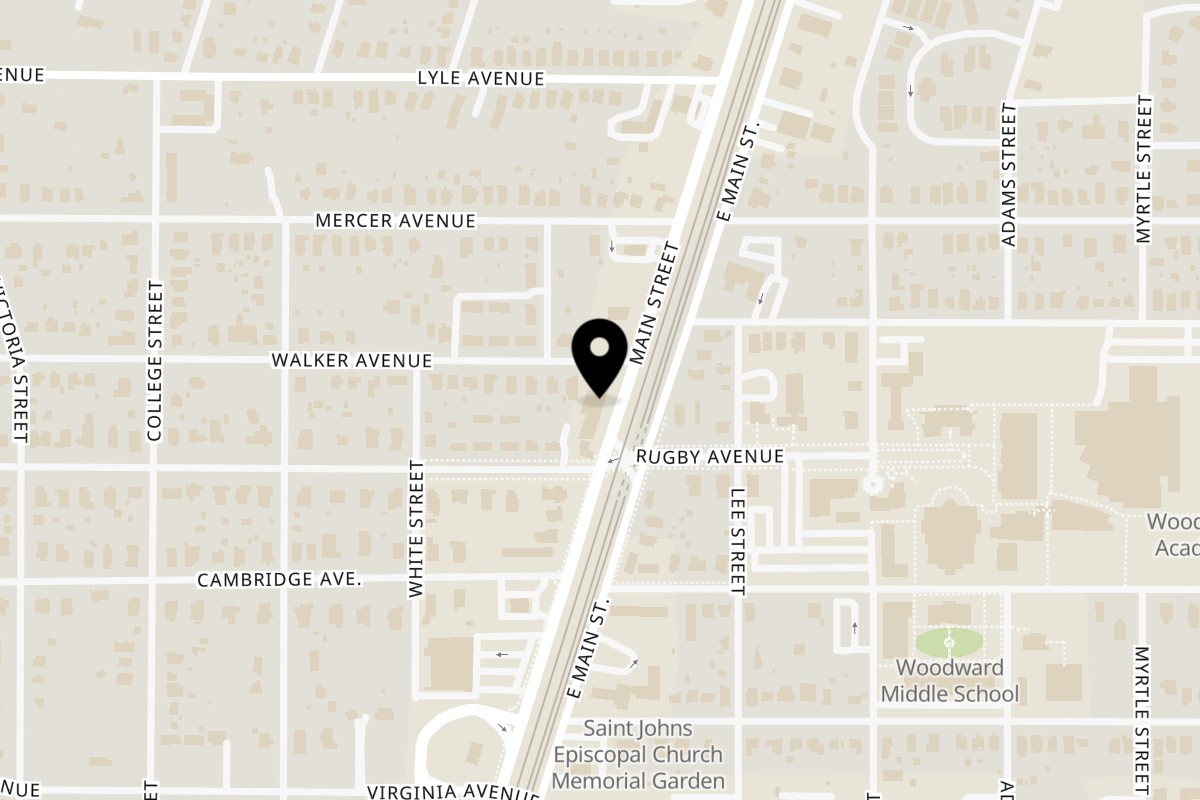 Map showing the location of The Breakfast Boys on 3387 Main St in College Park